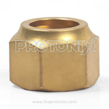 High quality hexagonal 5/8-inch flare brass nut for AC outdoor service valve for connection