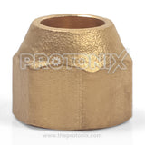 High quality 1/2-inch flare brass nut for AC outdoor service valve connection