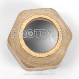 1/2-inch flare brass nut for AC outdoor service valve with secure fitting