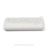 Back profile of universal AC remote control (JE-JJ100) showing battery compartment