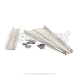 Outdoor unit stand for large air conditioner with adjustable height and durable base