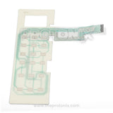 CE1041DFB/1 touchpad membrane for Samsung microwave showing slim flexible design