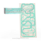 25SC4 touchpad membrane for IFB microwave oven with ribbon cable and circuit layout