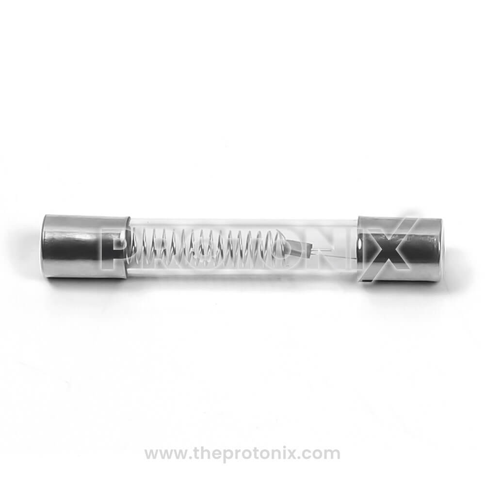 Protective glass tube fuse for microwave oven (5KV 0.9A) with transparent body