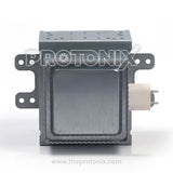 Side profile of magnetron for inverter microwave oven with power connector
