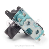 Panasonic top-load 2-way water inlet valve in gray and sky blue colors