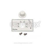 Adjustable temperature knob and screws for thermostat in deep freezer