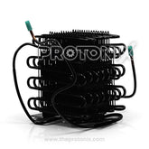 Big condenser coil for deep freezer with durable black frame