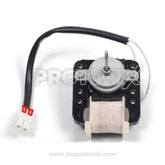Front view of condensing fan motor for LG single-door refrigerator showing fan assembly