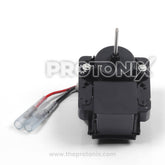 Front view of fan motor for Godrej single-door refrigerator with connectors