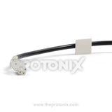 Full view of connector and wire for W11582938 DC fan motor for Whirlpool refrigerator