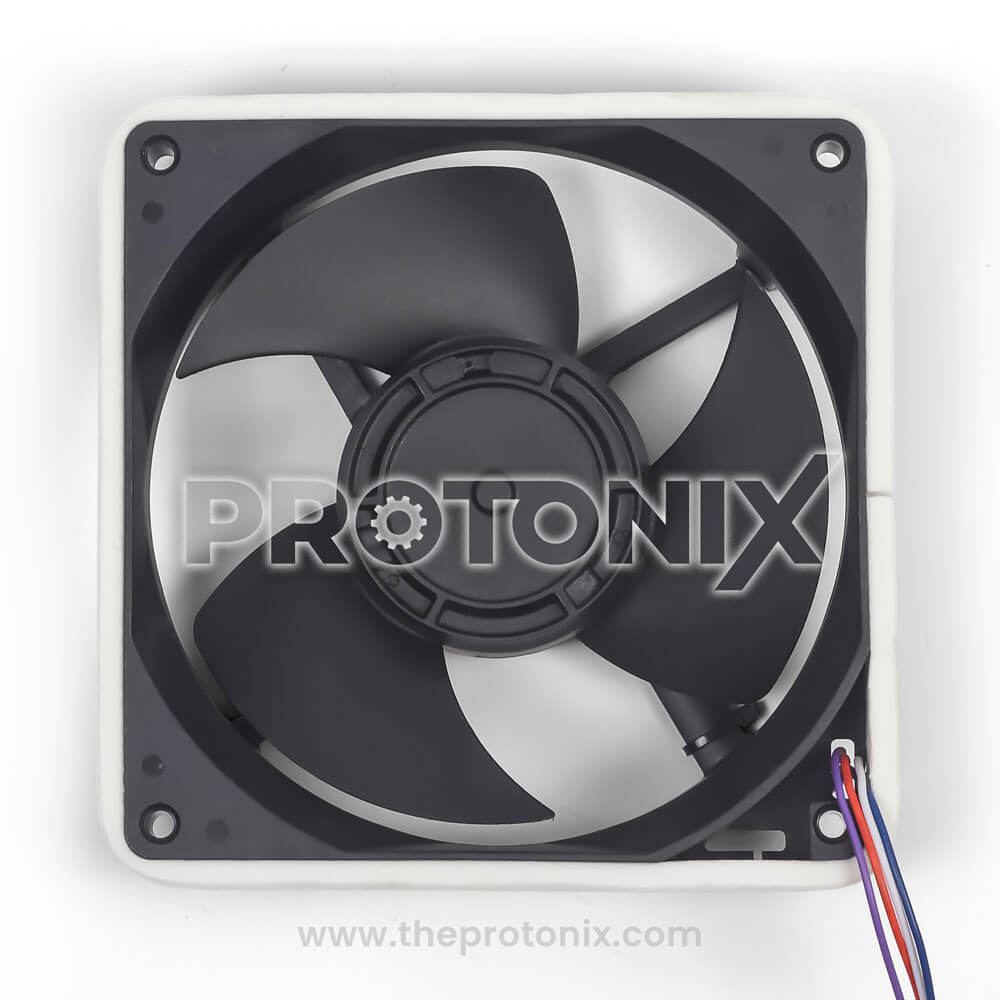 Front view of 4 wire dc fan motor for Hitachi refrigerator