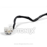 Closeup of FDQB28GD1 DC fan motor for Godrej and Panasonic wiring connectors