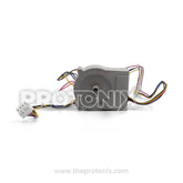 4-Wire DC fan motor for LG double-door refrigerator with wiring harness and connector