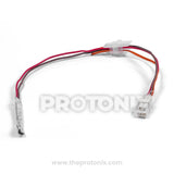 Front view of temperature sensor with defrost overtemp fuse for LG showing wires and connector