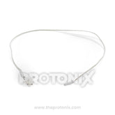 Front view of temperature sensor for LG refrigerator with tip and connector