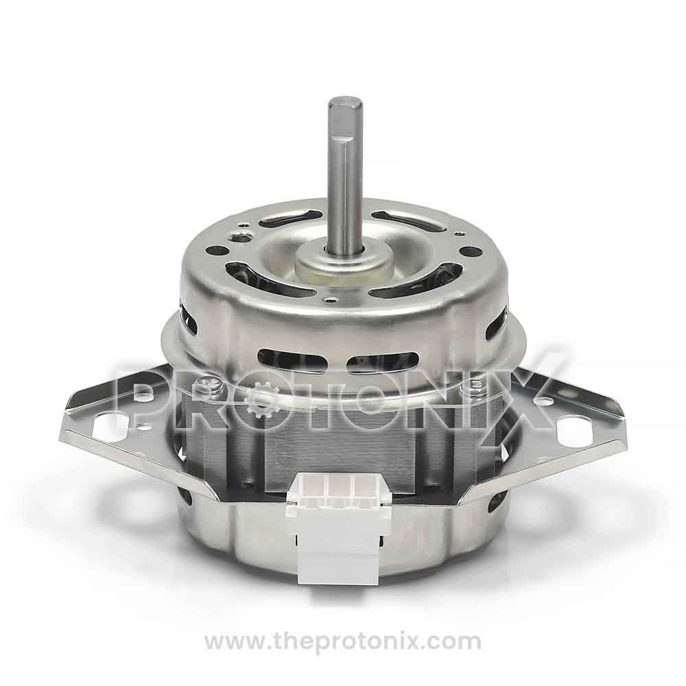 Front view of LG top-load washing machine wash motor