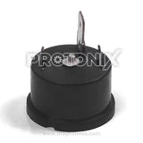 Close up of OLP for refrigerator showing protective cover and connector pins