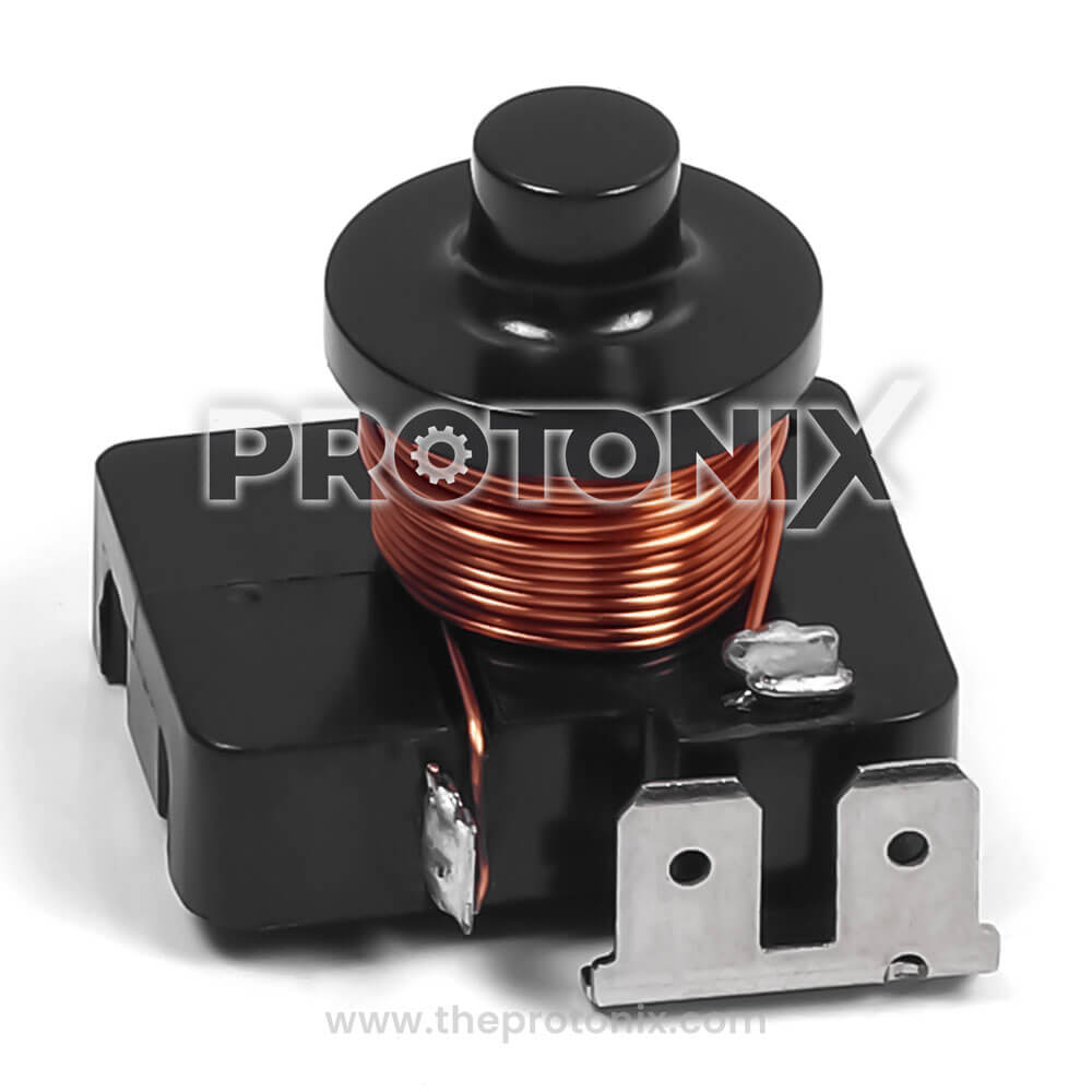 Front view of 3-Pin relay for side-by-side refrigerator with copper coil