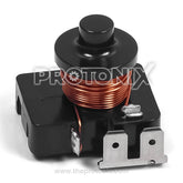 Front view of 3-Pin relay for side-by-side refrigerator with copper coil