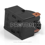 Back profile of 2-Pin relay for single and double-door refrigerator with protective cover and easy installation