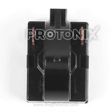 Close-up of 2-Pin relay for single and double-door refrigerator showing connector pins and secure fitting