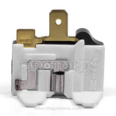 Front view of 1/8HP OLP for single door refrigerator with strong fittings and connector pin