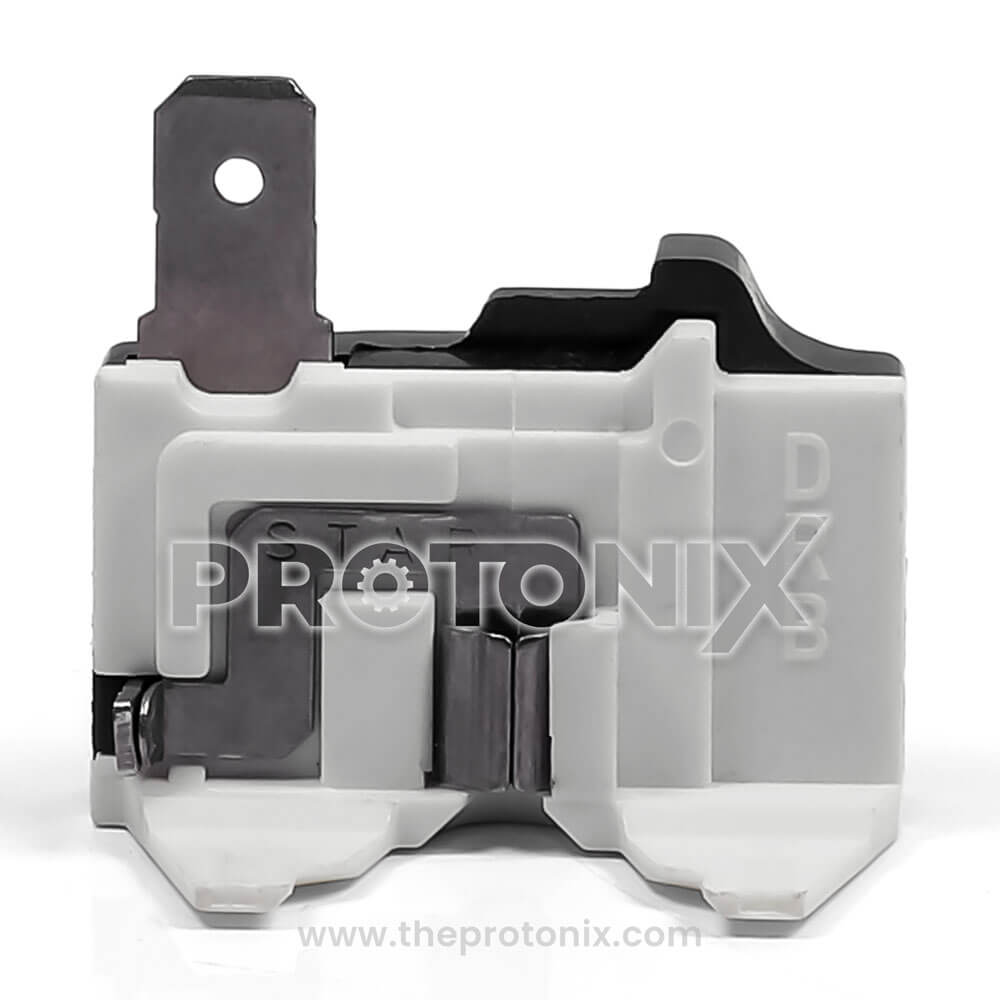 Front view of OLP for side by side refrigerator with secure connectors