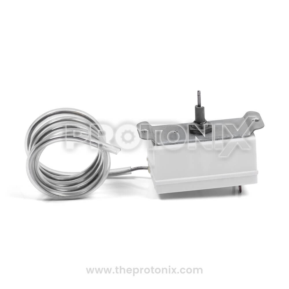 Front view of thermostat for Godrej single door refrigerator with metal fittings