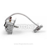 Side profile of Whirlpool double door refrigerator thermostat with strong metal body