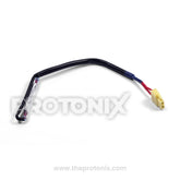 Front view of thermal fuse for Samsung refrigerator with connector wires