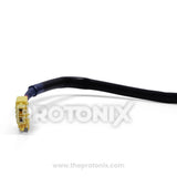Close up of yellow connector for Samsung refrigerator thermal fuse