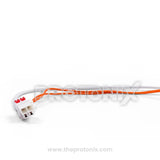 Close-up of connector used in thermal fuse with sensor for Godrej refrigerator