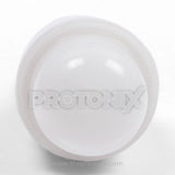 Top view of refrigerator E12 LED bulb with round top and compact size