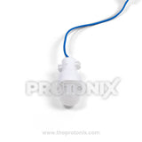 LED bulb socket holder with secure blue colored wiring