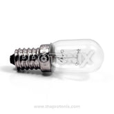 Whirlpool refrigerator E14 bulb with durable screw-type metal base