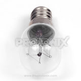 E12 Whirlpool refrigerator bulb with metal screw fitting