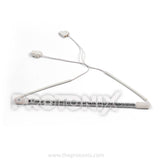 Front view of 12 Inch defrost heater element for refrigerator with attached wires