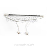 High quality of 12 Inch defrost heater element for refrigerator with secure connectors in white color