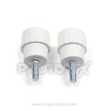 White adjustable legs for refrigerator with strong base and smooth finish