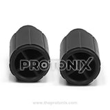 Adjustable legs for refrigerator (Black) with durable plastic body and secure fittings