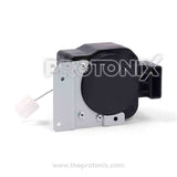 Top-load washing machine drain motor angled view for Whirlpool