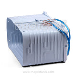 Side view of cooling coil with capillary for Godrej Refrigerator (215 Edge) showing pipe bends and fittings
