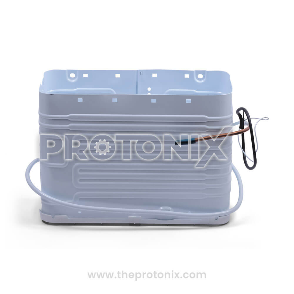 Front view of cooling coil for Whirlpool refrigerator with strong casing