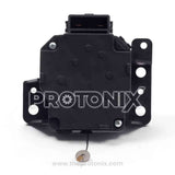 A black IFB drain motor for top-load washing machine