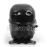 Back view of ASF51X compressor showing base support and pipe