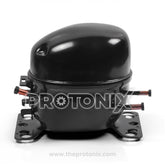 Front view of ASF51X W13M compressor for Whirlpool refrigerator with metal build