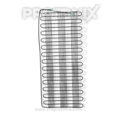 Front view of 14-turn condenser coil for double-door refrigerator