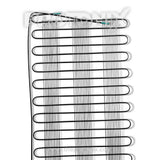 14-turn condenser coil for double-door refrigerator with strong metal tubing design