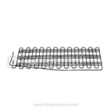 Double door refrigerator condenser coil with 12 turns for stable heat release